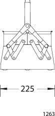 GEDORE 1263 L Werkzeugkasten, leer, 3 Fächer, 160x420x225 mm, 1 Stück 160 x 420 x 225 mm, 160 x 420