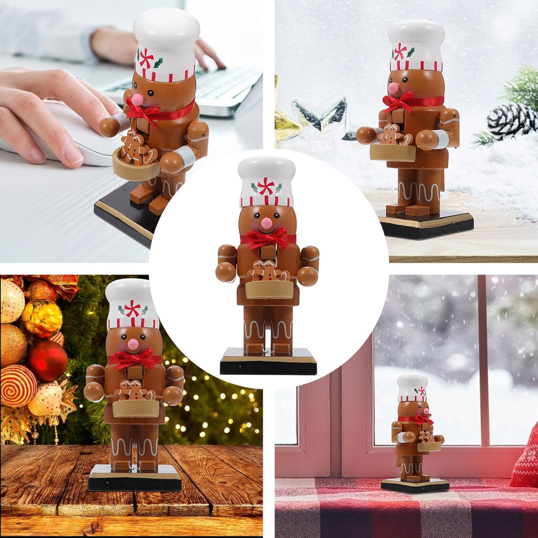 Cabilock Grosse Holz Weihnachten Nussknacker Figuren: Nussknacker Soldaten Traditionelle Weihnachten