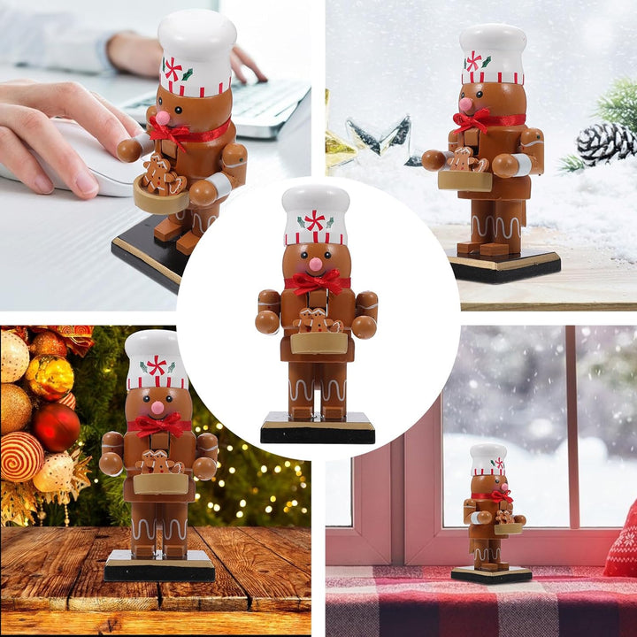Cabilock Grosse Holz Weihnachten Nussknacker Figuren: Nussknacker Soldaten Traditionelle Weihnachten