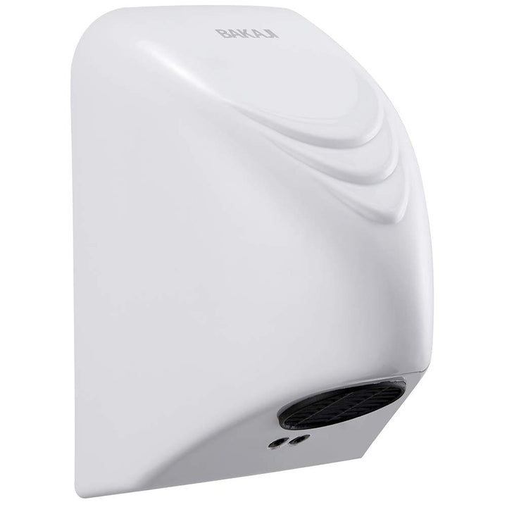 Bakaji Secador de Manos Eléctrico Automático secador de Aire Caliente de Pared - Baño Rápido con Sen
