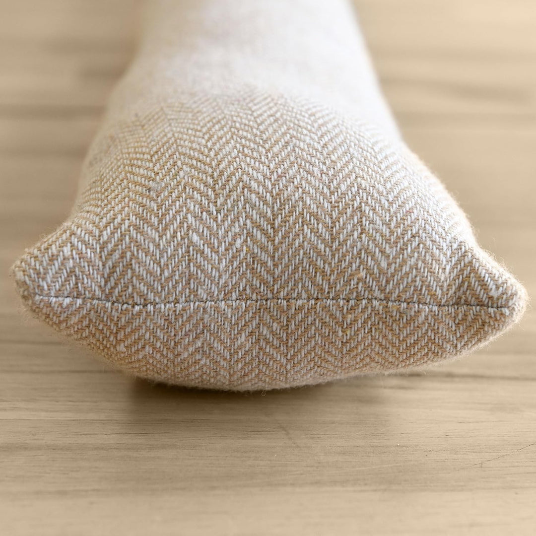 Beautissu 2er Set Zugluftstopper 100 cm lang Tuuli HE - Windstopper als Türvorleger, Haustür Rolle u