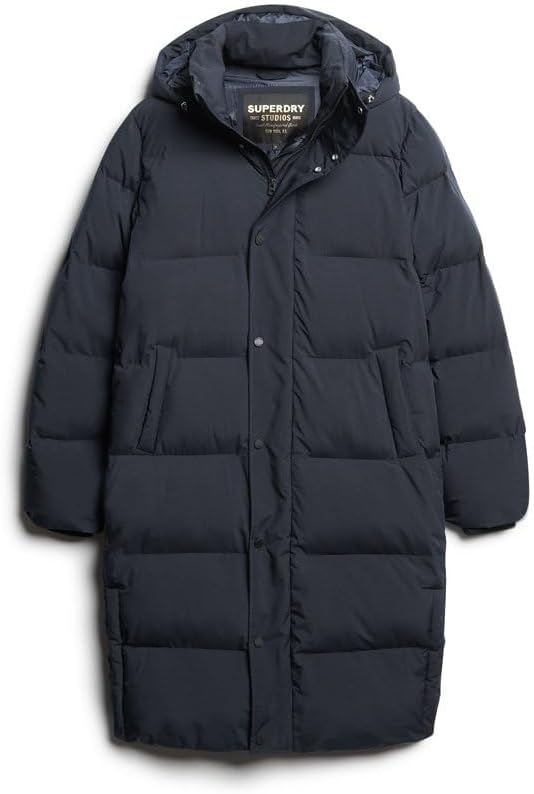 Superdry Herren Chamarra Acolchada A4 – gepolstert, S Marineblau (Eclipse Navy)