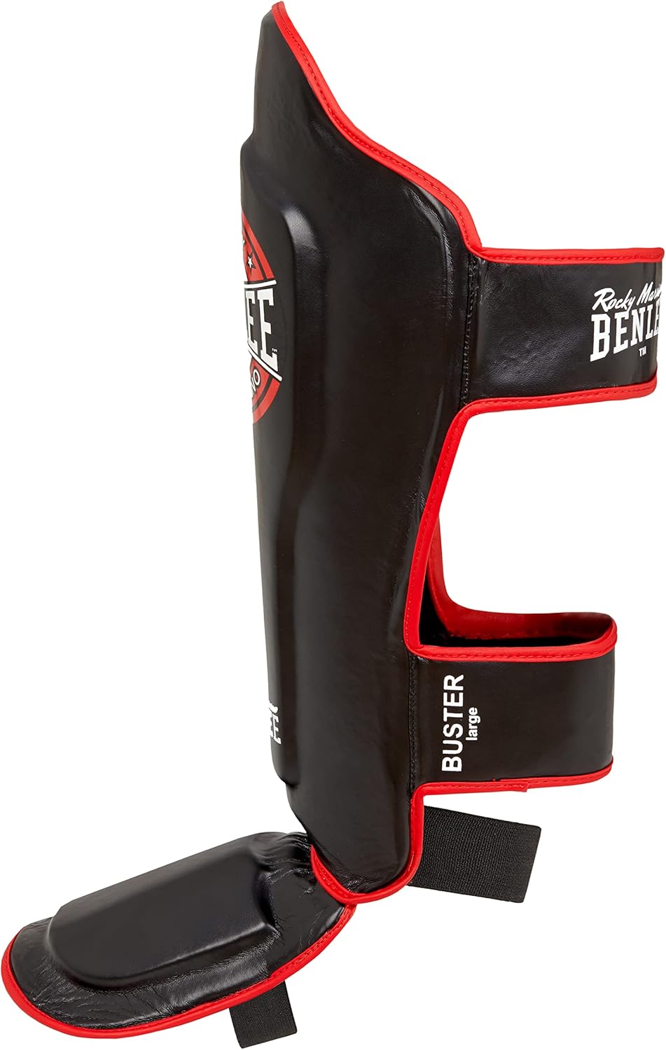 BENLEE Schienbeinschoner aus Kunstleder (1 Paar) Buster S/M Schwarz, S/M Schwarz
