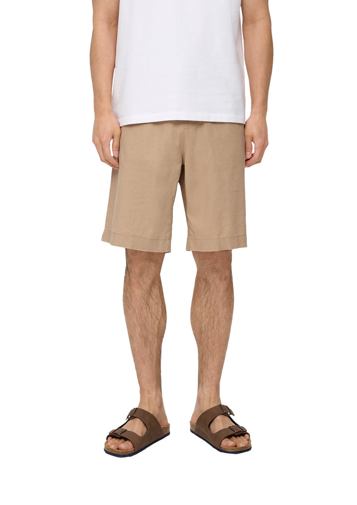 s.Oliver Bermudas aus Leinenmix L Brown, L Brown