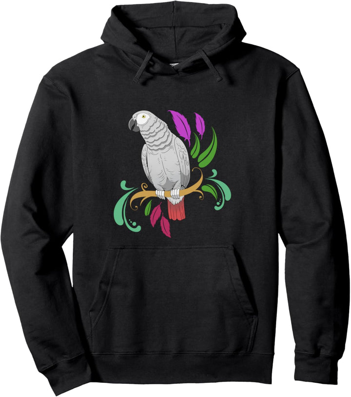 Afrikanischer Graupapagei Geschenkprodukt Haustier-Papagei Pullover Hoodie