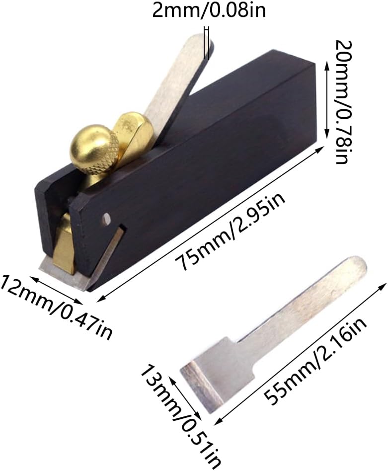 1 Stück Mini Holzhobel Handhobel, Holzbearbeitung Holzhobel Holz Schreiner Holzhandwerk Werkzeug für