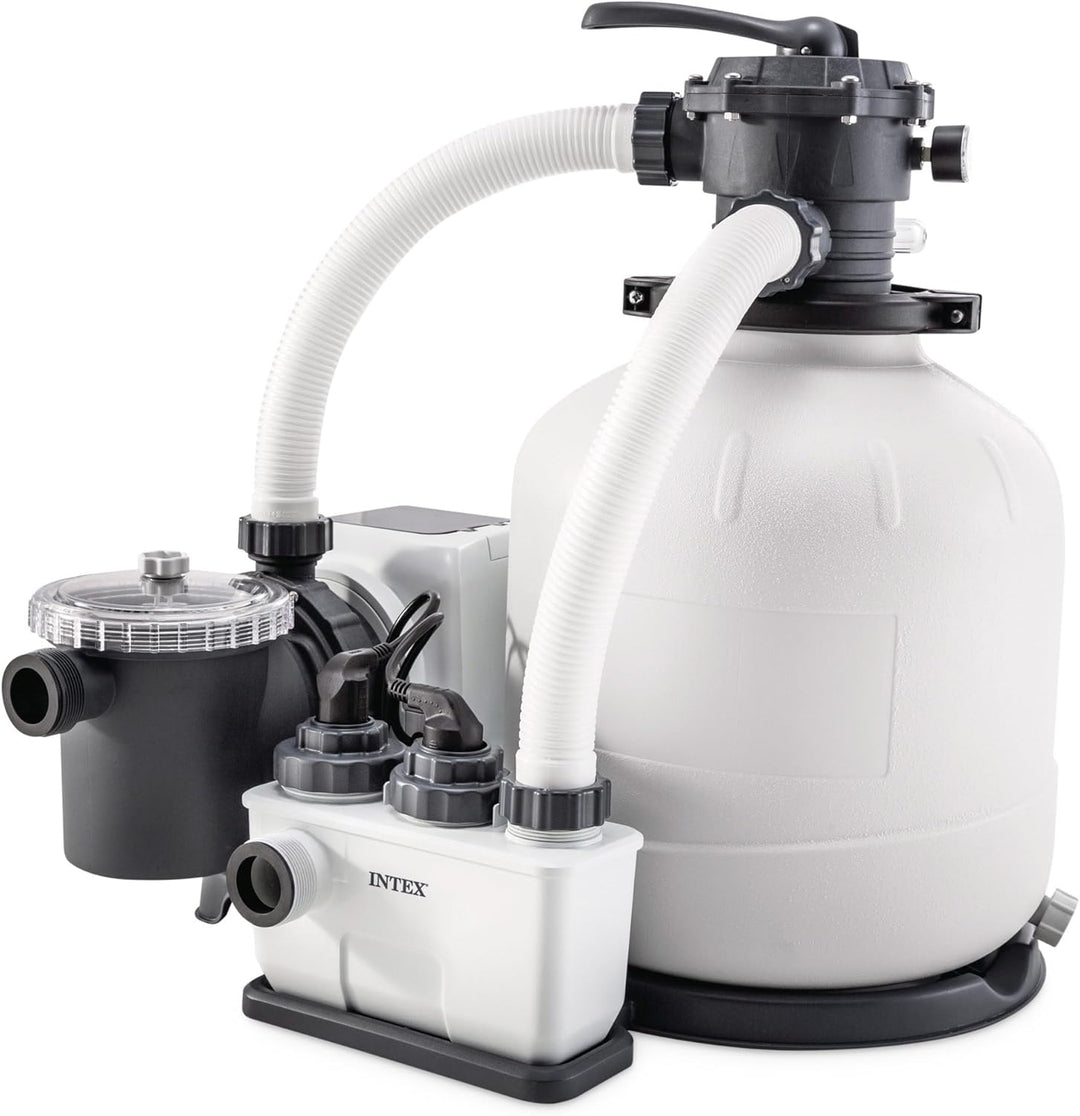 Intex – 230 V Sandfilter Pumpe & Saltwater System CG-26680 (26680),