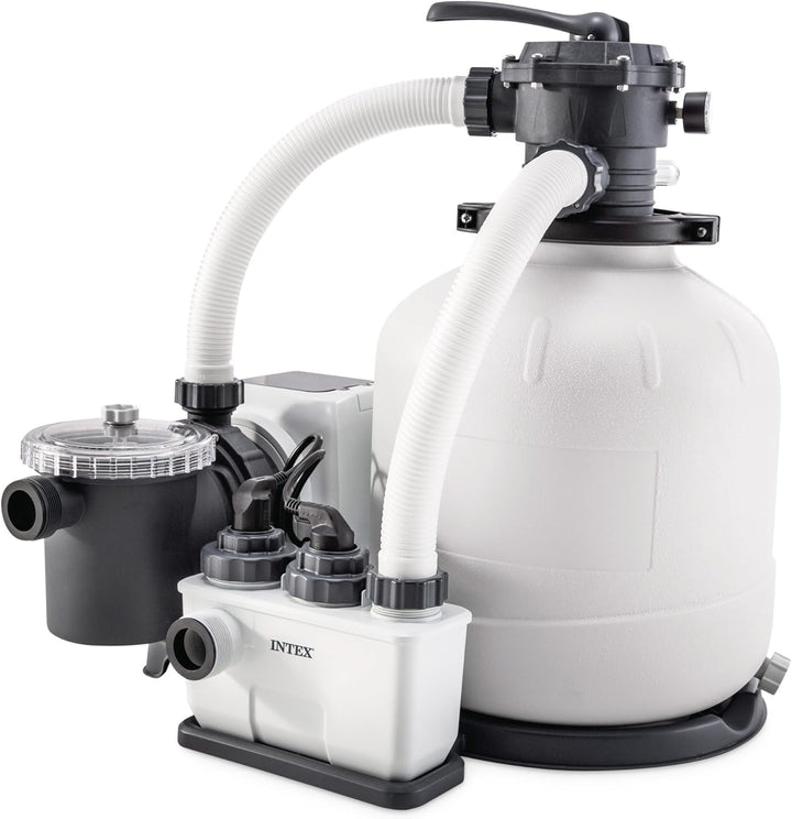 Intex – 230 V Sandfilter Pumpe & Saltwater System CG-26680 (26680),