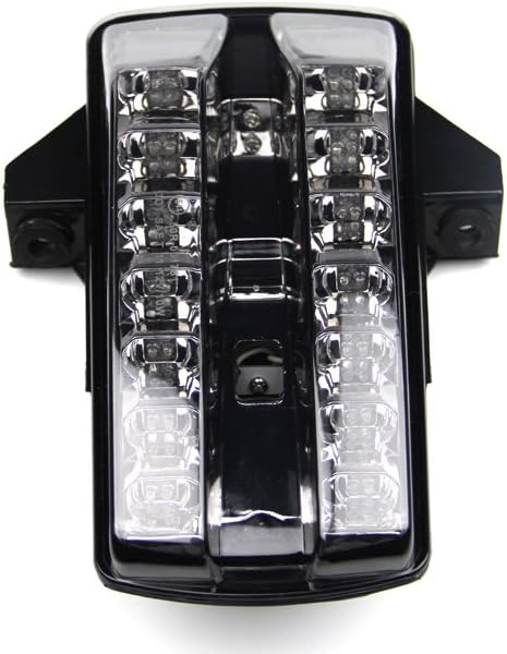 avdb-moto LED-Bremslicht mit integrierten Blinker kompatibel mit Suzuki SV 650 1000 2003 + (Getönt),