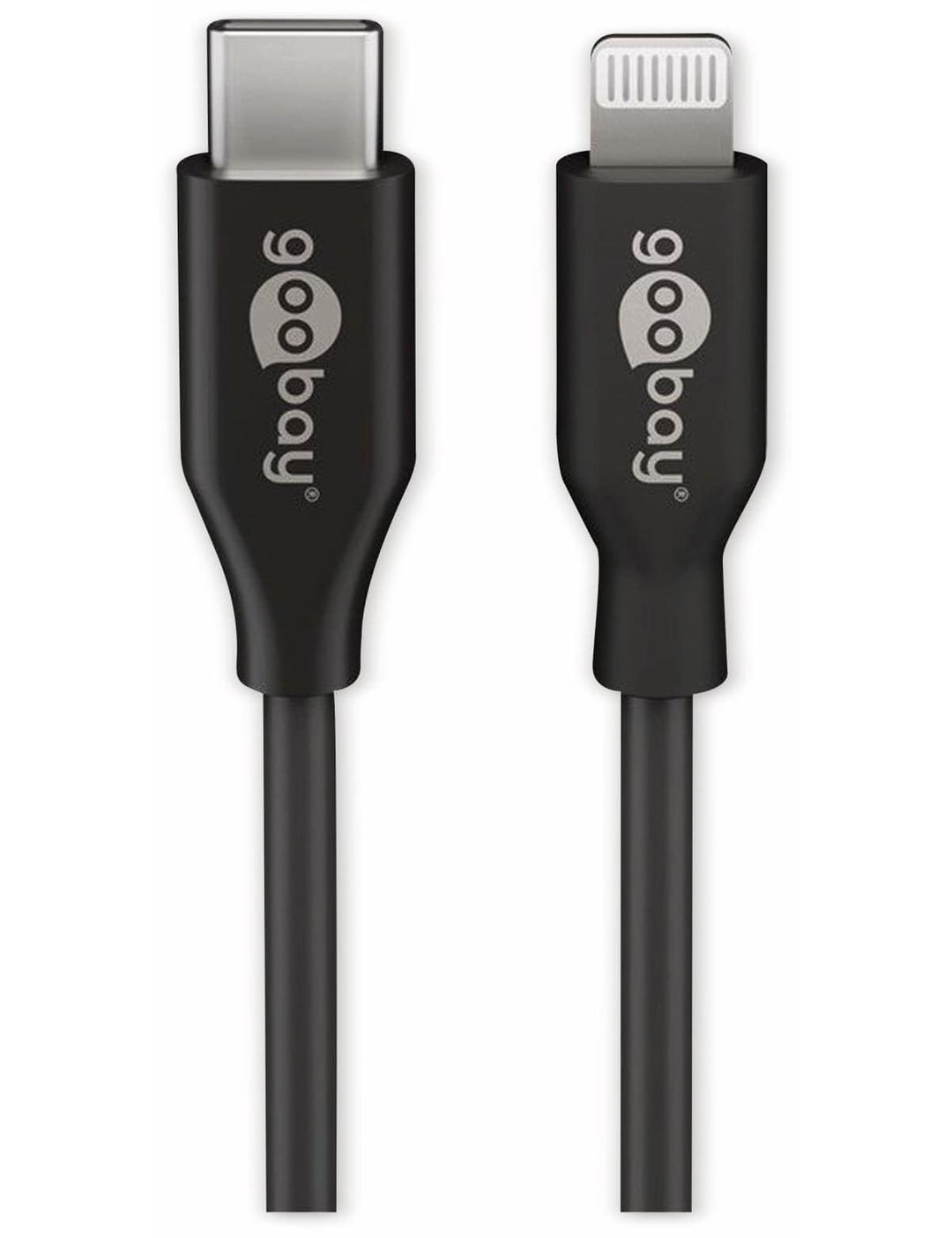 Goobay 39445 Lightningkabel 1m / MFi Apple Lightning auf USB C Ladekabel / Highspeed 480 Mbits / Auf