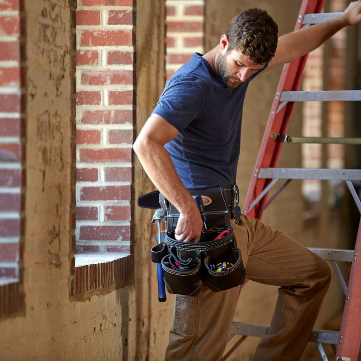 McGuire-Nicholas Werkzeug- und Befestigungsvorrichtung | Strapazierfähige ölgegerbte Lederkonstrukti