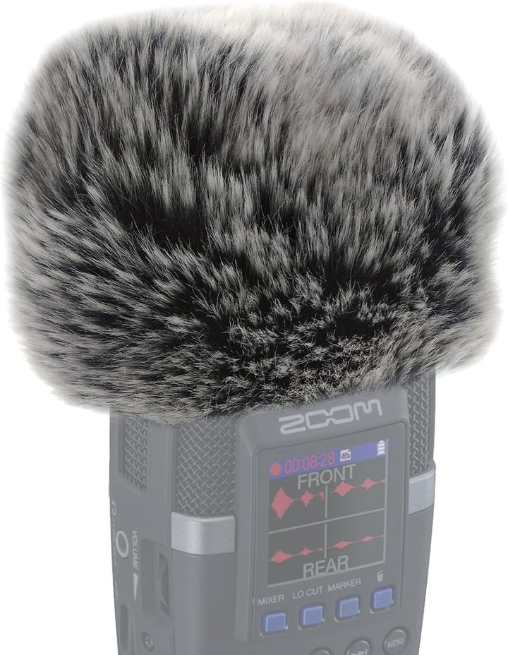 Pelziger Windschutzscheiben-Windschutz, kompatibel mit Zoom H5 Studio H5Studio H2Essential H2 Essent