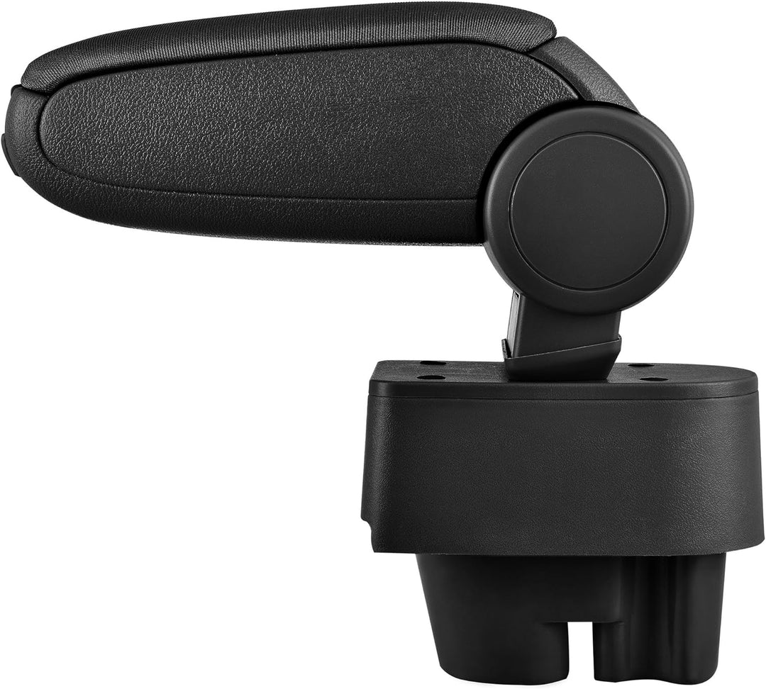 [pro.tec] Mittelarmlehne Armauflage mit Staufach gepolstert Textil schwarz