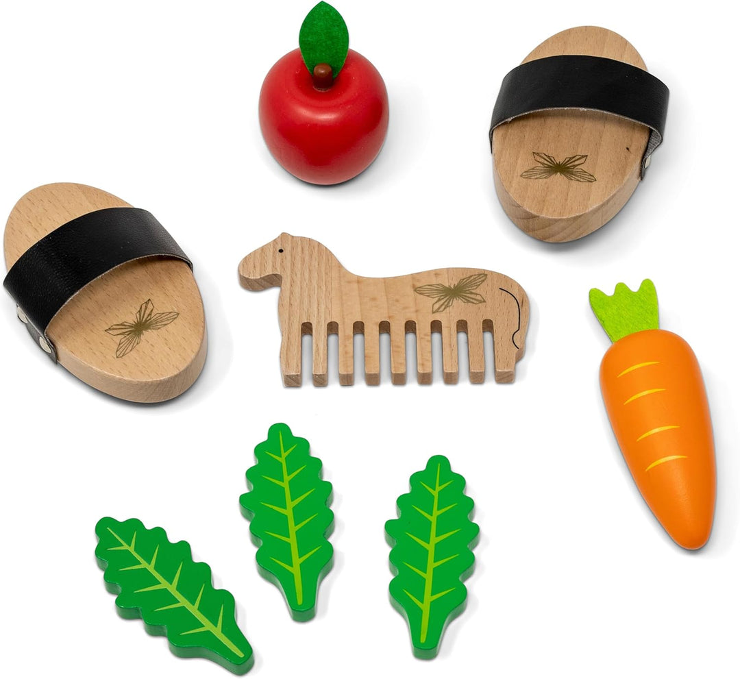 Betzold - Hobby-Horse-Set - Kinder Stecken-Pferd Pflege Schleifen Besen Hürden Nocolor, Nocolor