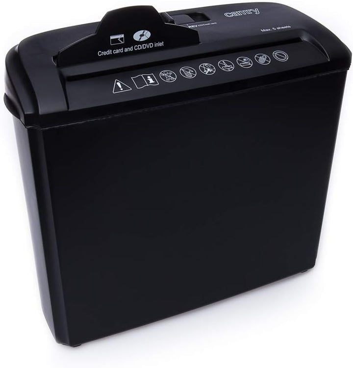 ADLER Papier/CD/ATM-Karten-Aktenvernichter schwarz, Mehrfarbig, Einheitsgrösse
