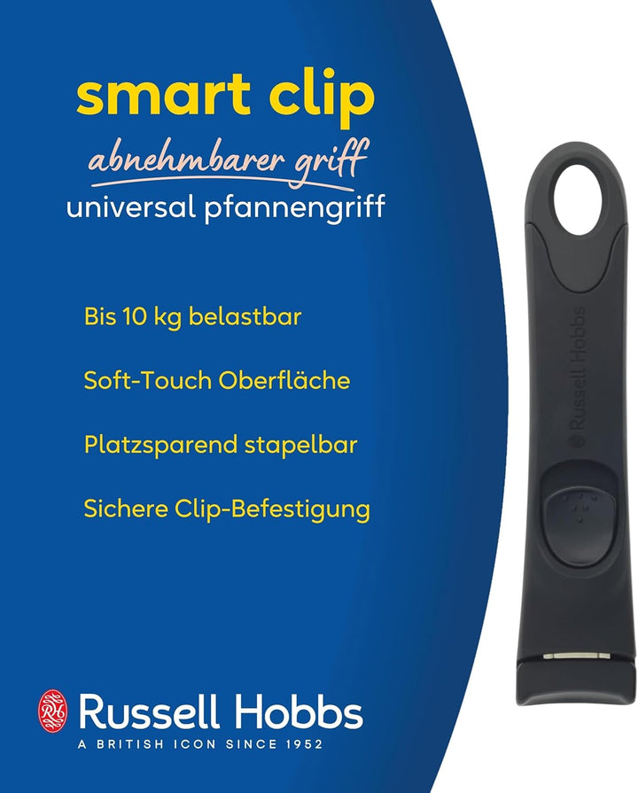 Russell Hobbs Smart Clip Pfannengriff – Abnehmbarer Griff für Smart Clip Bratpfannen, Töpfe & Sets,
