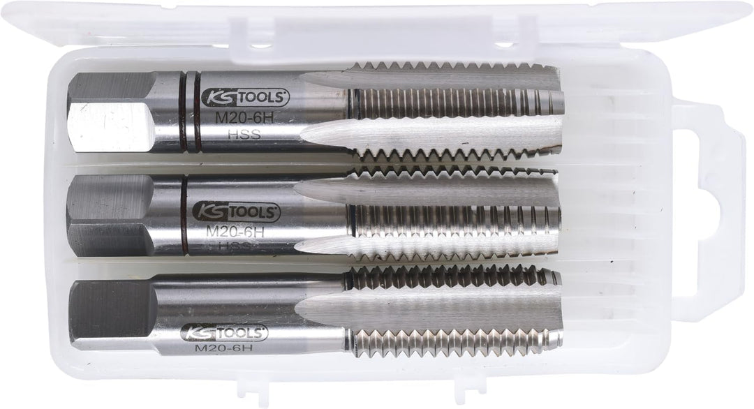 KS Tools 331.0200 Hss Handgewindebohrer-Satz M,M20X2,5 M20 x 2.5, M20 x 2.5