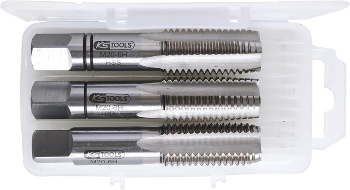 KS Tools 331.0200 Hss Handgewindebohrer-Satz M,M20X2,5 M20 x 2.5, M20 x 2.5