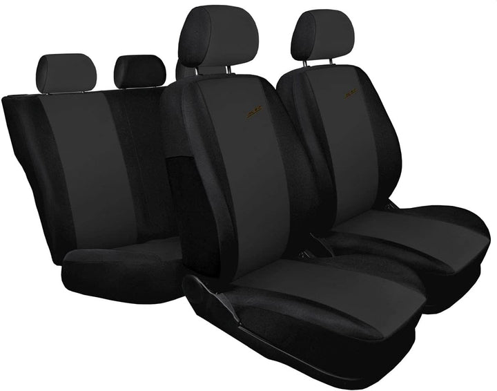 Universal Sitzbezüge Schonbezüge Sitzschoner Velour + Strickpolster oder Öko-Leder + künstliches Wil