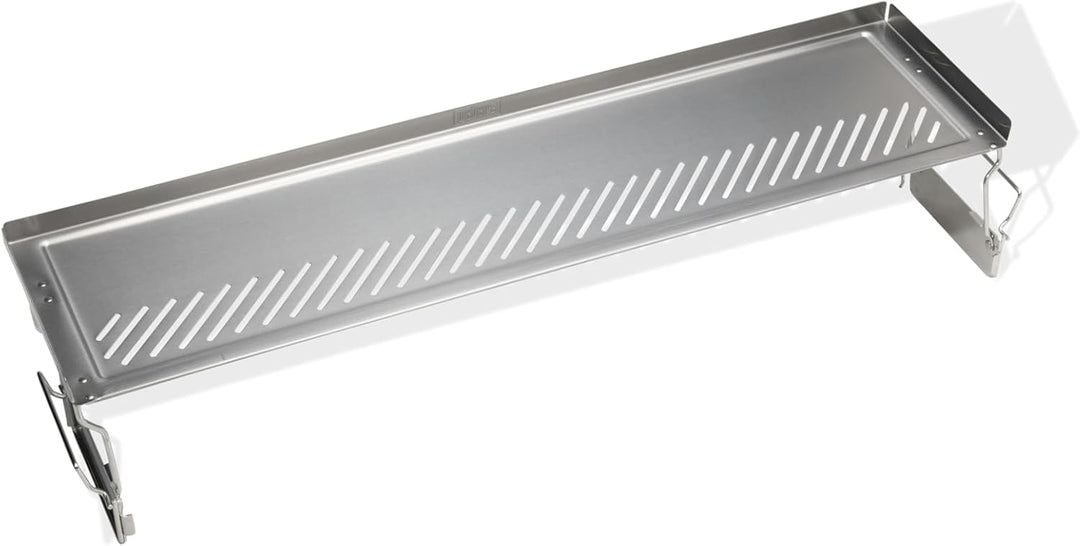 Weber Warmhalterost mit Zwei Ebenen/Für die Slate 76 cm Plancha, Edelstahlzubehör mit erhöhten Rände