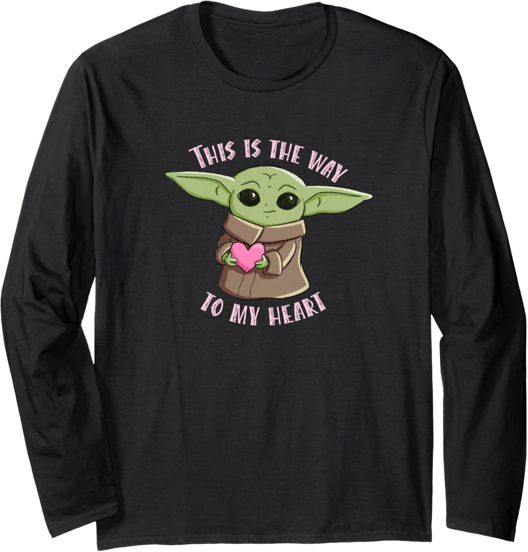 The Mandalorian the Child This is the Way to My Heart Langarmshirt