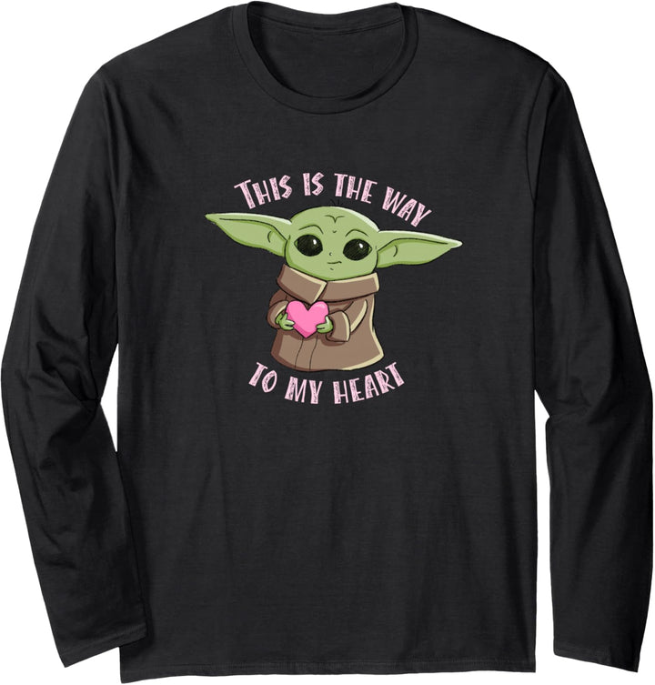 The Mandalorian the Child This is the Way to My Heart Langarmshirt
