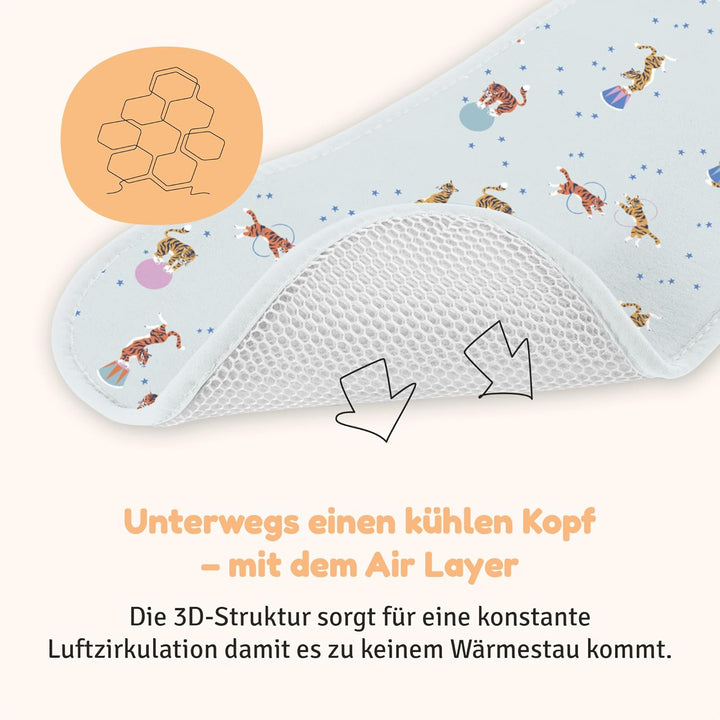 Aeromoov - Baby Sitzauflage Air Layer - Einlage Für Autositz oder Kinderwagen - Gruppe 2/3 - Antisch