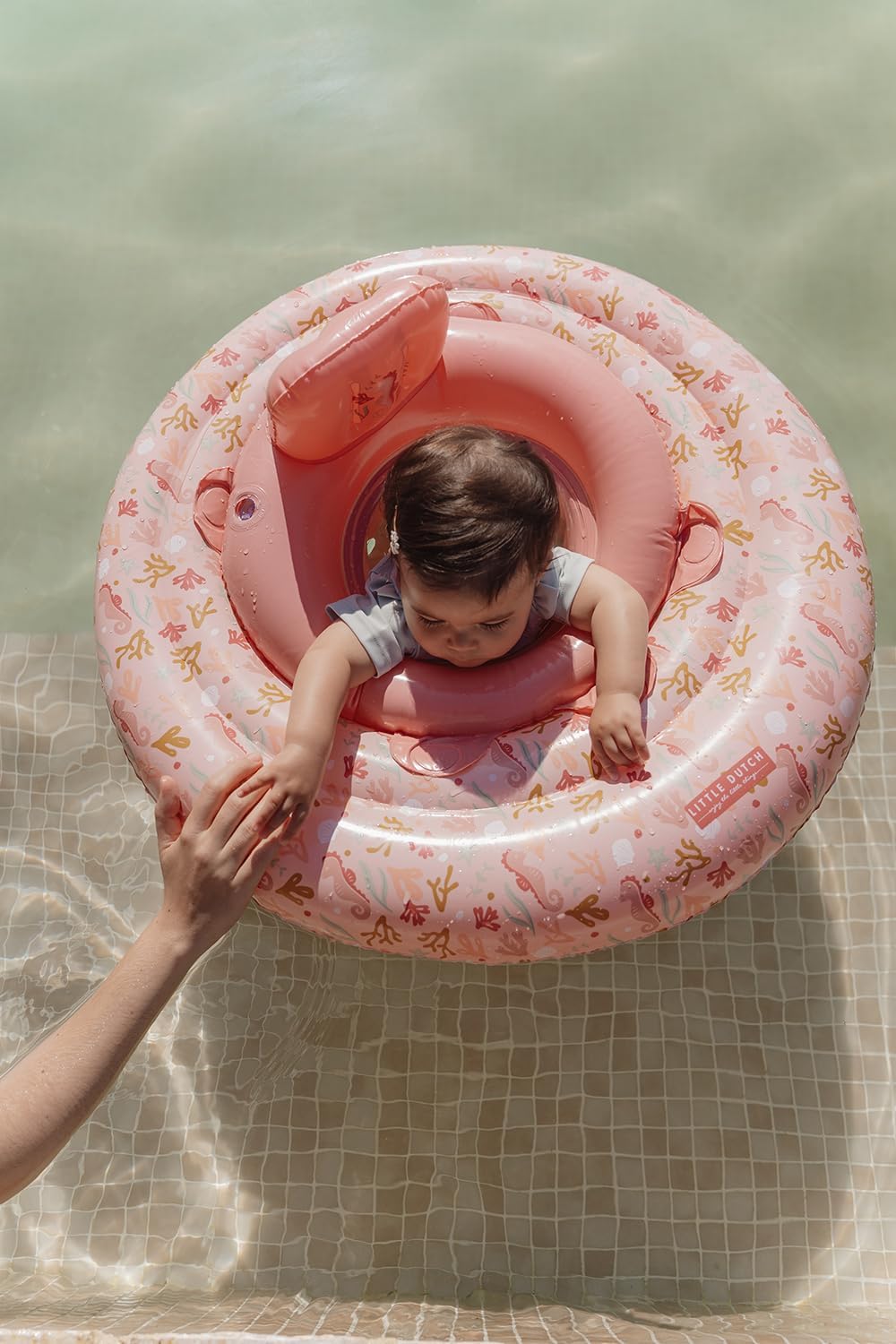 Little Dutch 2012846 Schwimmring/Schwimmsitz für Babys - Ocean Dreams rosa