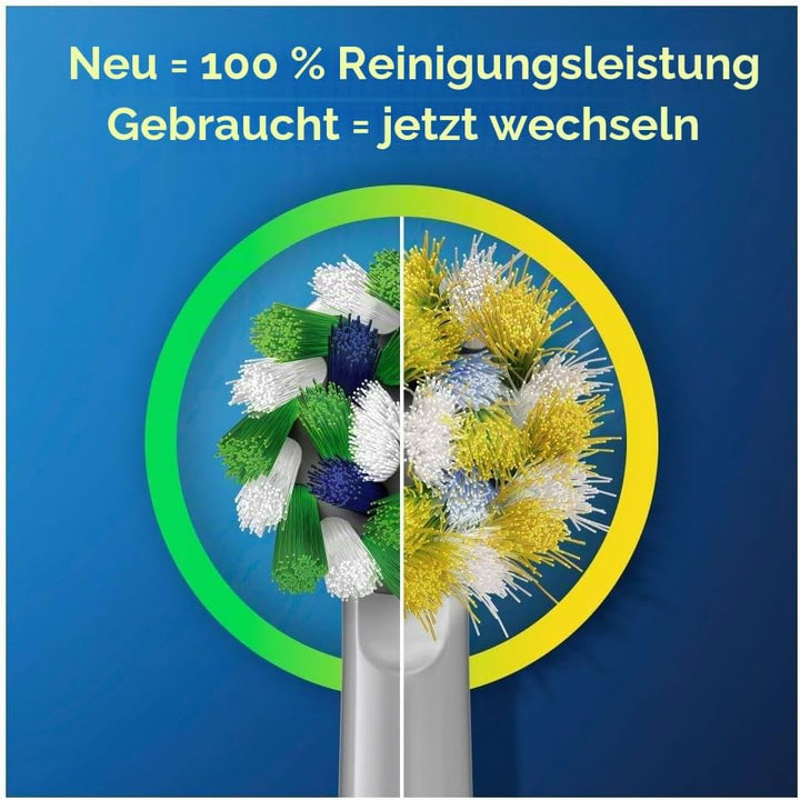 Oral-B CrossAction Aufsteckbürsten für elektrische Zahnbürste, 12 Stück, ganzheitliche Mundreinigung