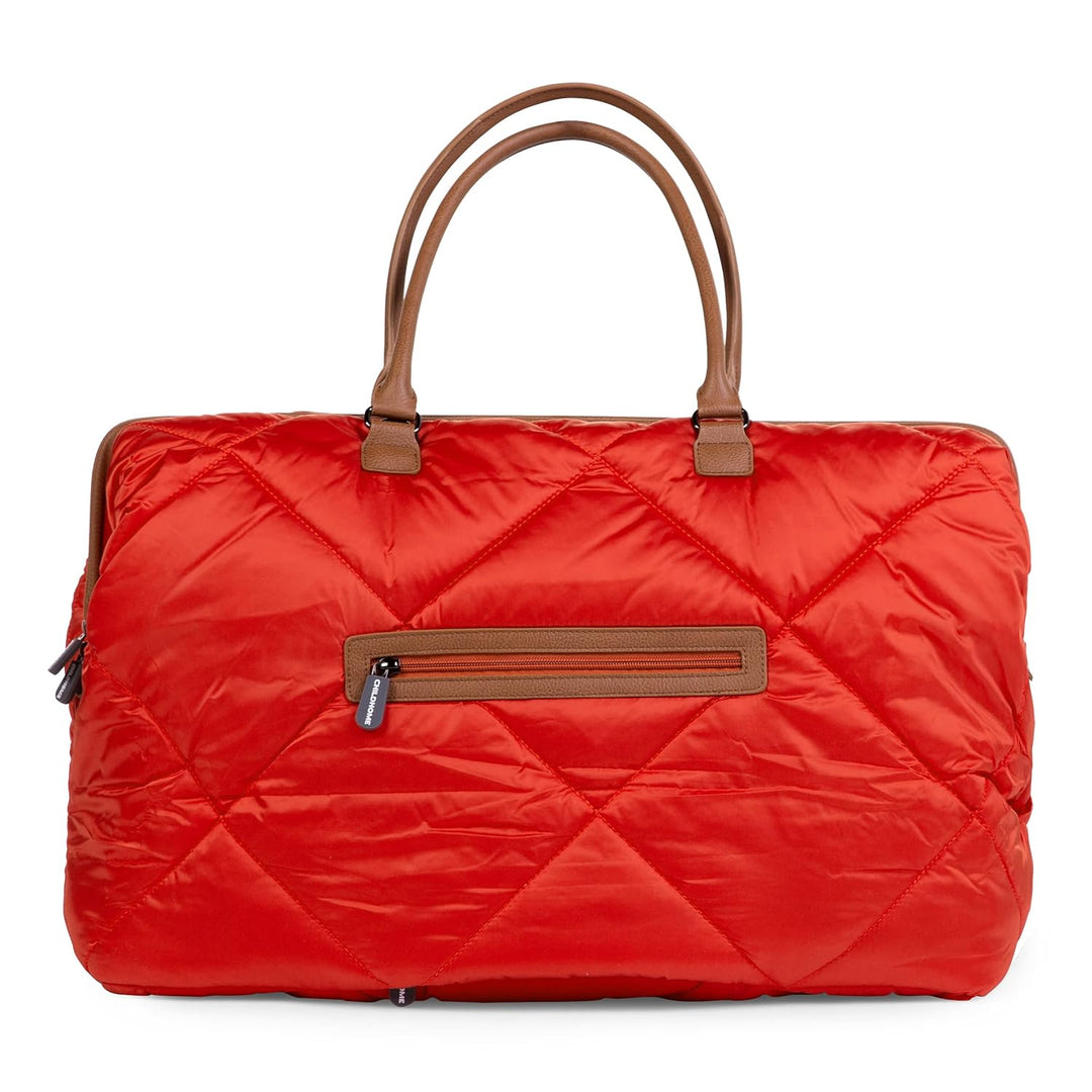 Childhome, Mommy Bag Wickeltasche - Gesteppt - Rot 55x30x40cm Jubiläumsauflage Rot Gesteppt, Rot Ges