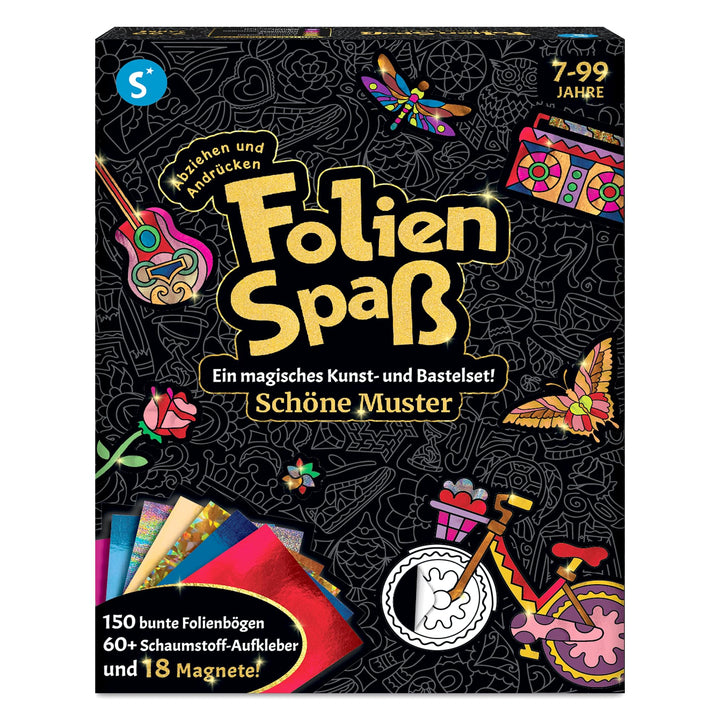 Skillmatics Folienspass - Hübsche Muster, Osterkörbchenfüller, schmutzfreie Kunst, Magnete, DIY Bunt
