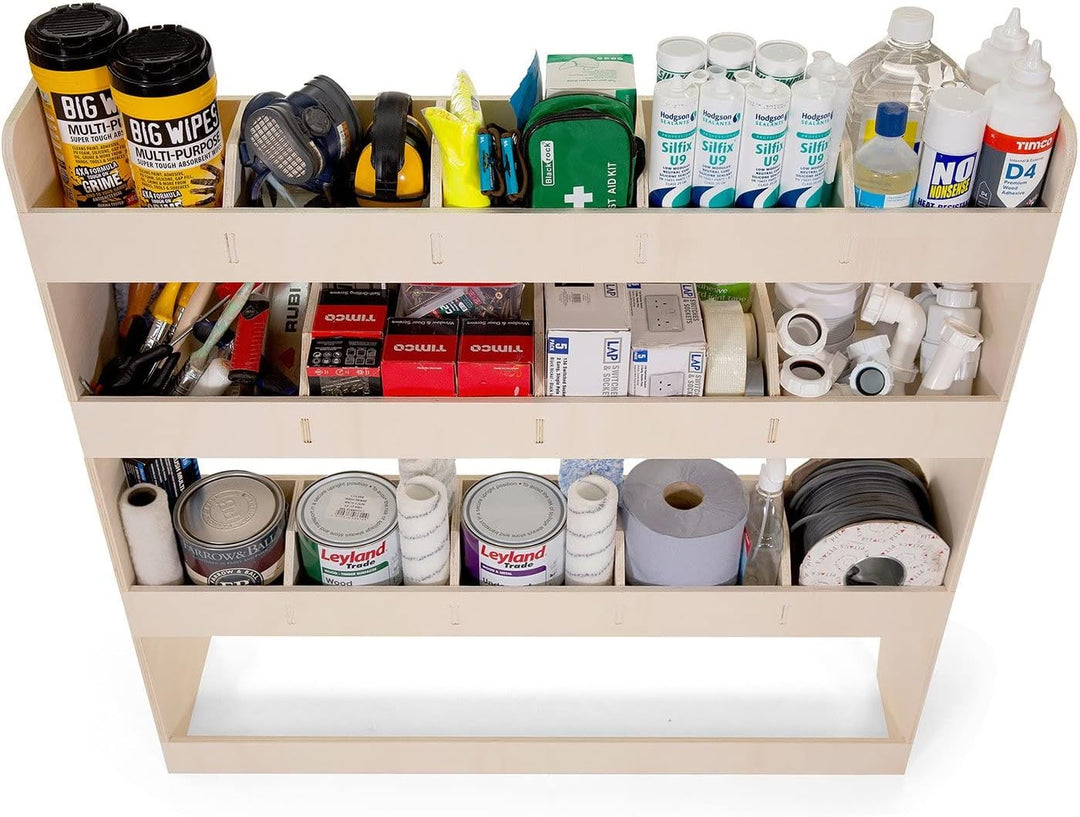 Vanify - Kompatibel mit Ford Connect L1 und L2 2014+ Fahrzeugeinrichtung Fahrzeugregale, Fahrerseite