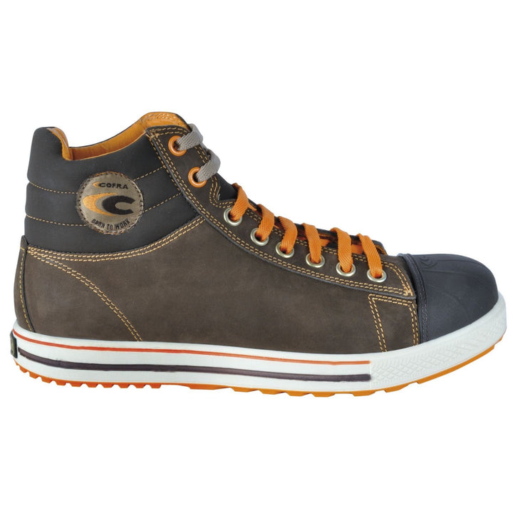 Cofra 35031-001.W42 CONFERENCE S3 SRC Sicherheitsstiefel, Braun/Orange, Grösse 42 42 EU, 42 EU