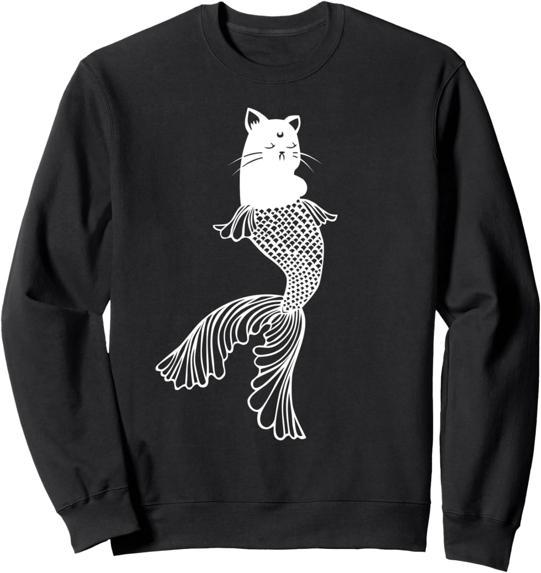 Süsse Lacy Mercat Meerjungfrau Katzenbekleidung Sweatshirt