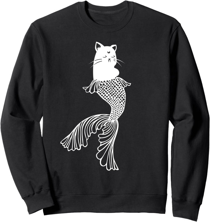 Süsse Lacy Mercat Meerjungfrau Katzenbekleidung Sweatshirt