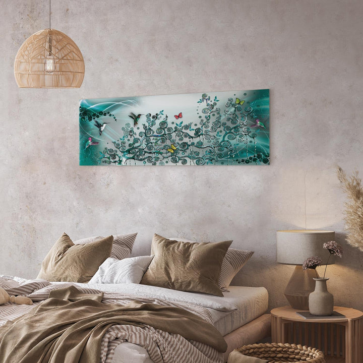 murando Akustikbild a'la Gustav Klimt 135x45 cm Bilder Akustikschaum Hochleistungsschallabsorber Sch