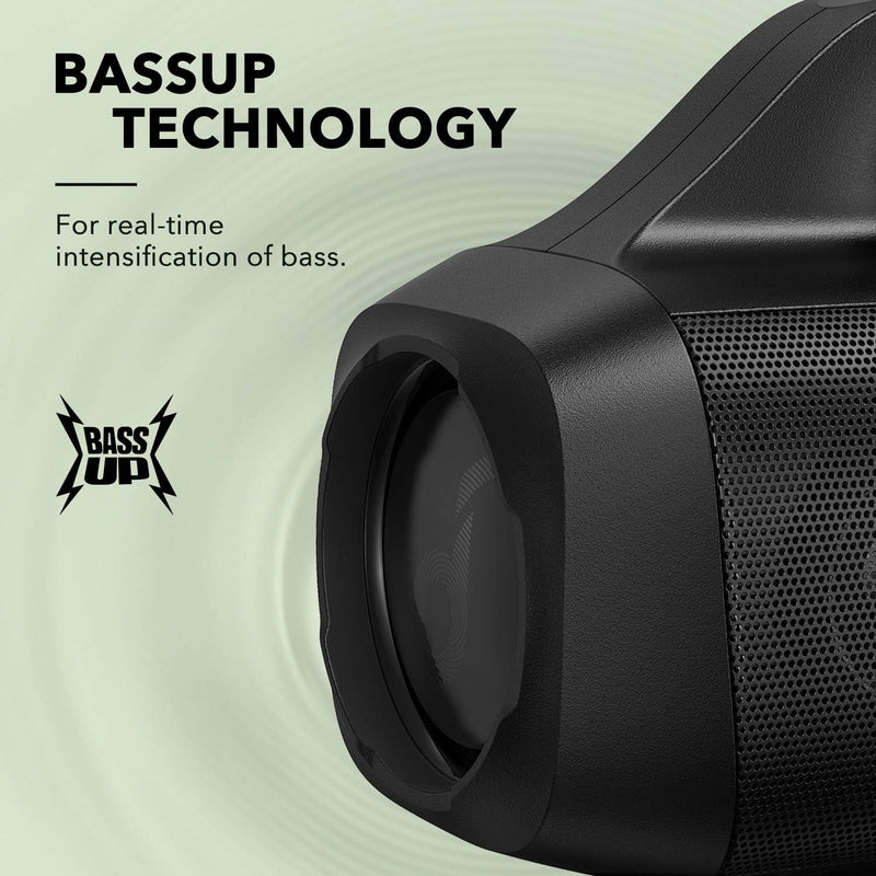 Soundcore Motion Boom Bluetooth Lautsprecher von Anker, mit Titan Audiotreibern, BassUp Technologie,