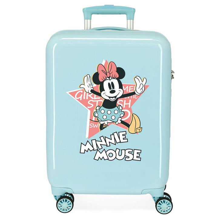 Disney Mickey That´S Easy Kabinentasche, grün, 38 x 55 x 20 cm, starr, ABS, seitlicher Zahlenkombina