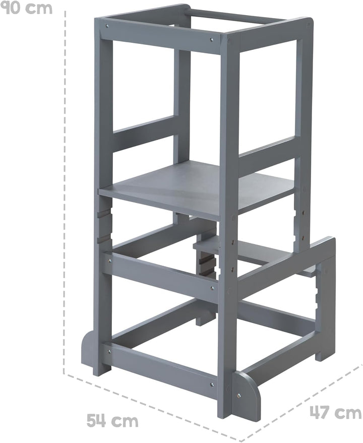 roba Lernturm nach Montessori - Sicherer Tritthocker für Kinder - Ideal als Küchenhelfer - Bis 80 kg