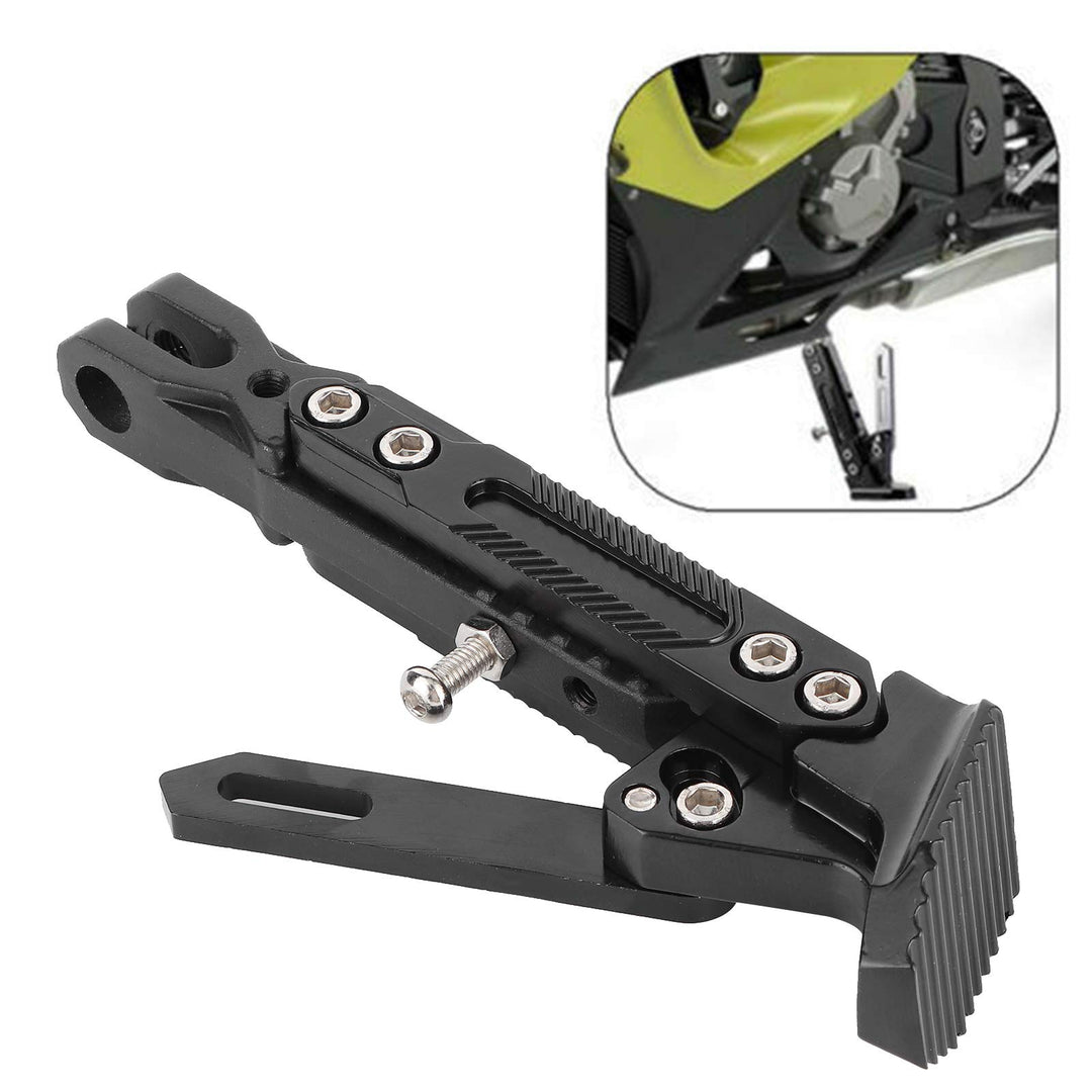 Motorrad Kickstand, Universal Motorcycle Side Stand Verstellbare Fussstütze Parkbein Kickstand Unter