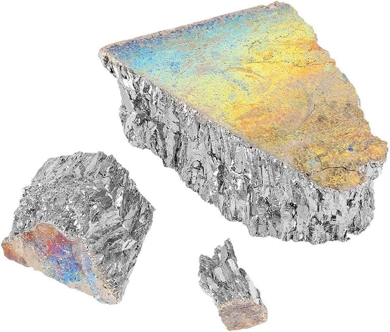 Wismut Metall Ingot Chunk 99,99% Reines Kristall Geodes zur die Herstellung der Kristalle, Angelköde