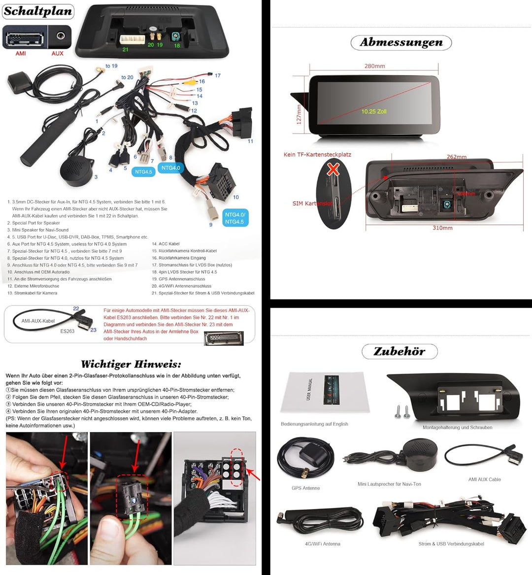 10,25 Zoll IPS Bildschirm 8-Kern Android 13 DAB+ Autoradio für Mercedes E-Klasse W207 C207 A207 NTG