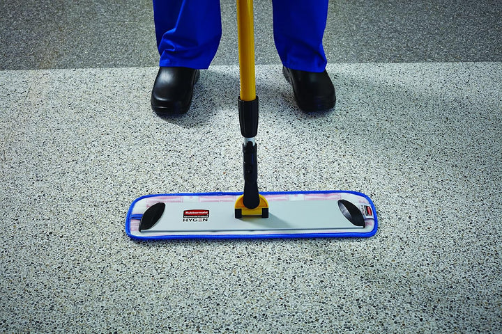 Rubbermaid Commercial Products 36 inch HYGEN Quick Connect Single Sided Hall Dust Mop Frame - Yellow