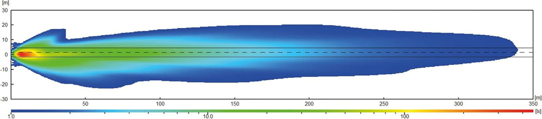 HELLA - LED/DE-Hauptscheinwerfer - 90mm Performance Bi-LED L70 - 24/12V - rund - Einbau - Lichtschei