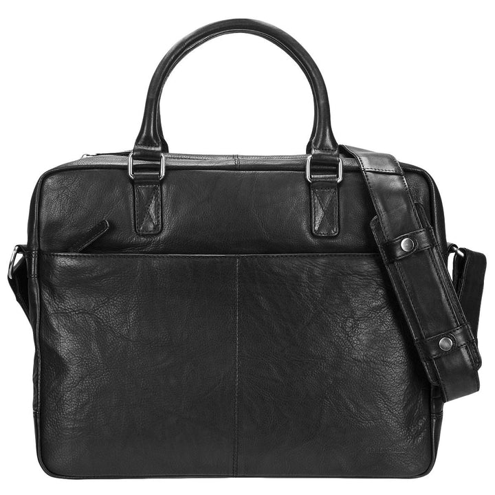 Greenburry Oily Tumbled Aktentasche Leder 40 cm Laptopfach