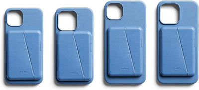Bellroy Mod Hülle + Brieftasche für iPhone 14 Pro - (Leder-Handyhülle, Slim Card Holder) - BlueDaze,