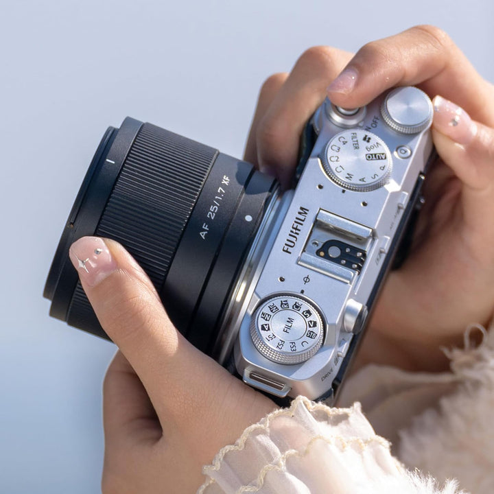 VILTROX 25mm F1.7 f/1.7 XF Objektiv für Fuji X, Grosser Blende STM Autofokus Objektiv Kompatibel mit