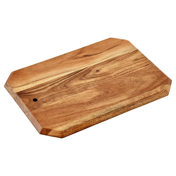 KESPER Schneidbrett 29151 aus Akazienholz mit Loch zum Aufhängen/Schneidbrett 40x29x1,5 cm Braun, 40