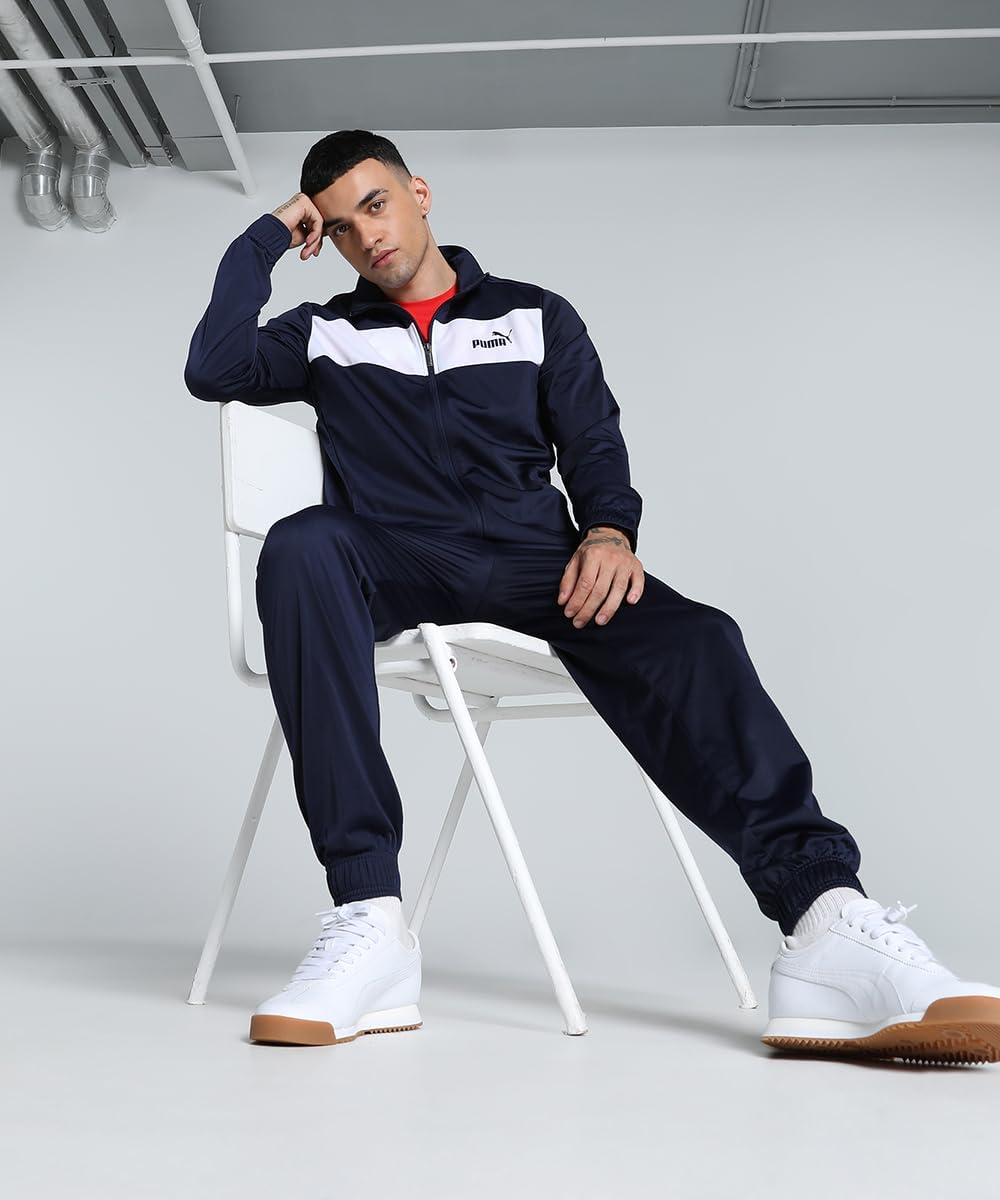 PUMA Herren Poly Suit Cl Trainingsanzug, PUMA Marineblau