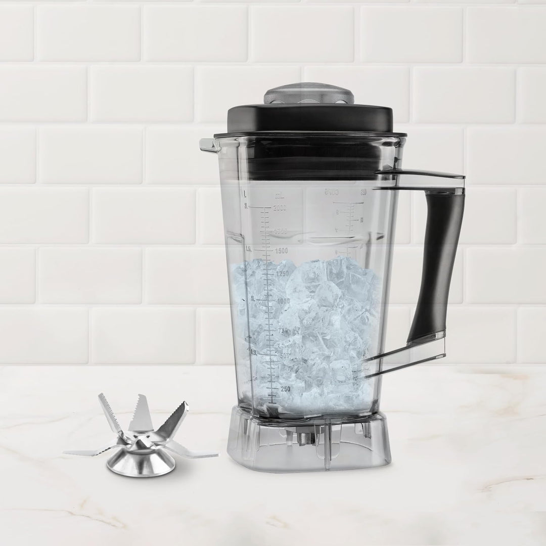 Ufesa Mystiz Topaz Standmixer, 2000W Leistung, 2L Tritan-Krug, Elektronische Geschwindigkeitssteueru
